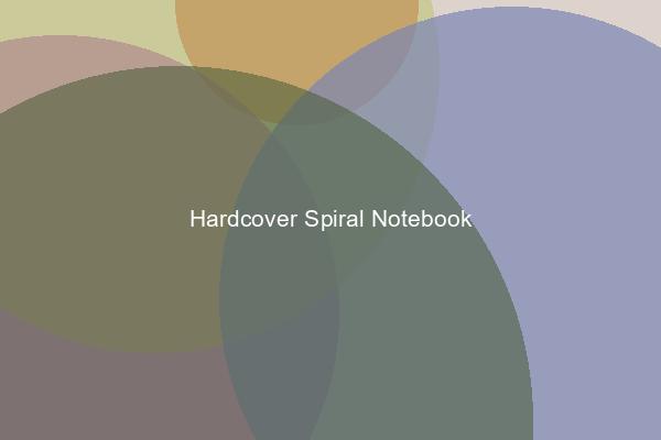 Hardcover Spiral Notebook